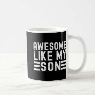 Caneca De Café Como Meu Filho Dia Dos Pais Pai Mãe Engraçado