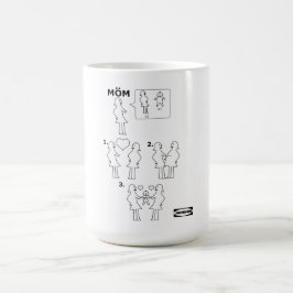 Caneca De Café Como montar uma instrução de Gay Mãe
