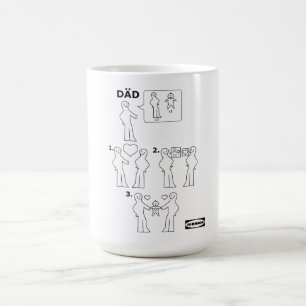 Caneca De Café Como montar uma instrução de Pai de Gay