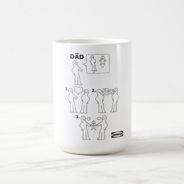 Caneca De Café Como montar uma instrução de Pai de Gay (Centro)