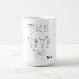 Caneca De Café Como montar uma Instrução Mãe Adotiva