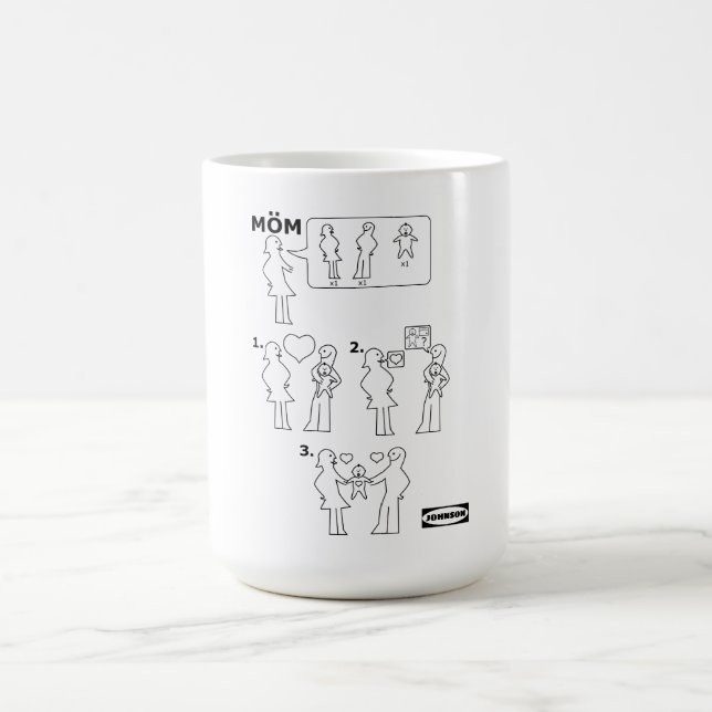 Caneca De Café Como montar uma Instrução Mãe Adotiva (Centro)
