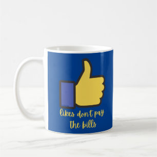 Caneca De Café COMO NÃO PAGAR O LIVRO DE MÍDIA Social
