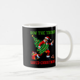 Caneca De Café Como O Trump Salvou O Natal Divertido Trump Christ
