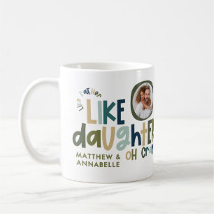 Caneca De Café Como pai, como filha, foto engraçada