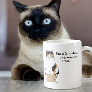 Caneca De Café Como pegar um gato