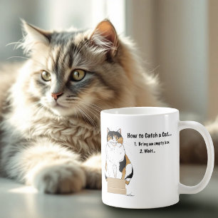 Caneca De Café Como pegar um gato