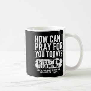 Caneca De Café Como Posso Orar Por Você Hoje Versículo Bíblico Cr