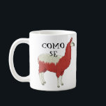 Caneca De Café Como Se Llama Mug com imagem de lama<br><div class="desc">Como Se Llama Mug com imagem de lama</div>
