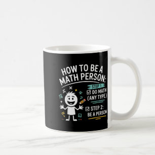 Caneca De Café Como Ser Uma Pessoa De Matemática Piada De Profess
