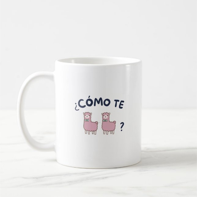 Caneca De Café Cómo te lhamas (Esquerda)