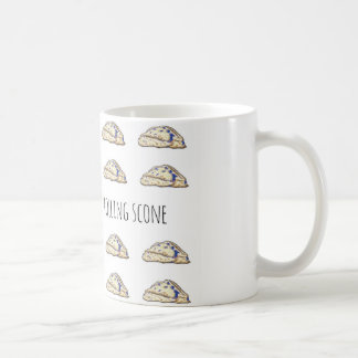 Caneca De Café Como um Scone do rolamento