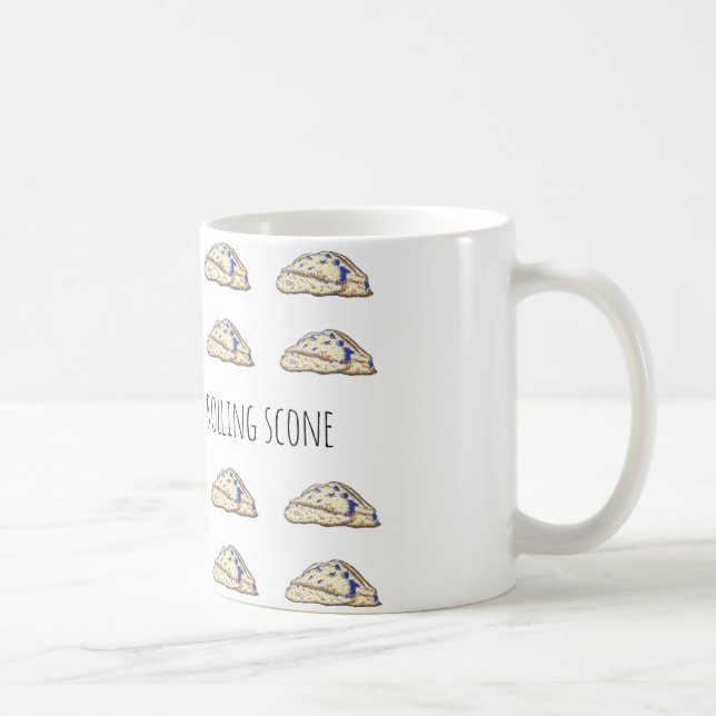 Caneca De Café Como um Scone do rolamento (Direita)