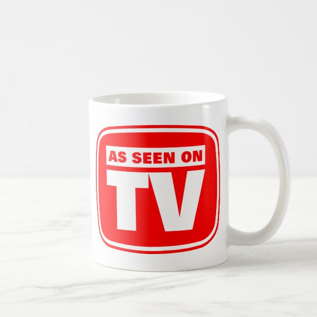 Caneca De Café Como visto na tevê (Direita)