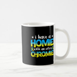 Caneca De Café Companheiro Com A Conscientização Da Síndrome De D