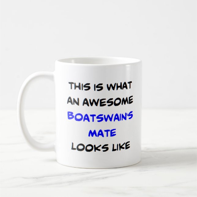 Caneca De Café companheiro de boatswain, incrível (Esquerda)
