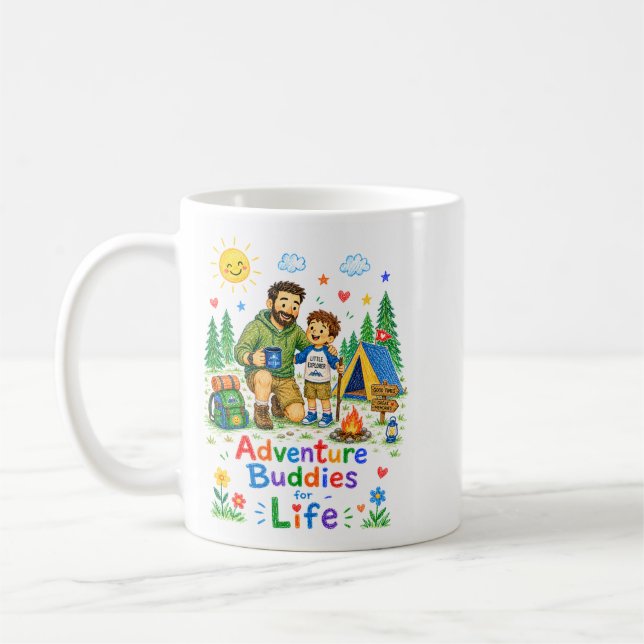 Caneca De Café Companheiros de Aventura (Esquerda)