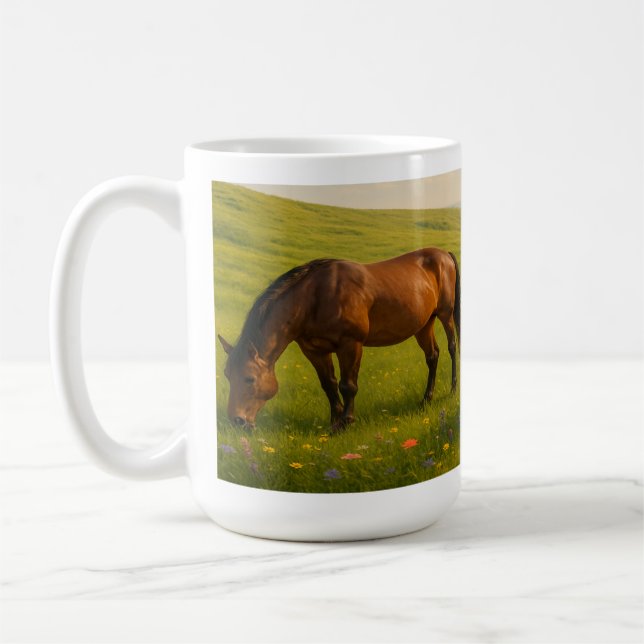 Caneca De Café Companheiros de campo pacíficos (Esquerda)