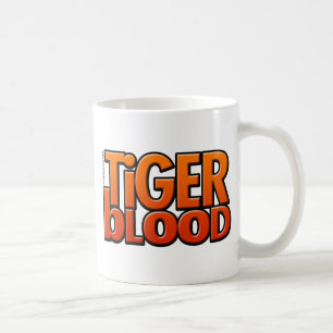 Caneca De Café Compartimento do sangue do tigre