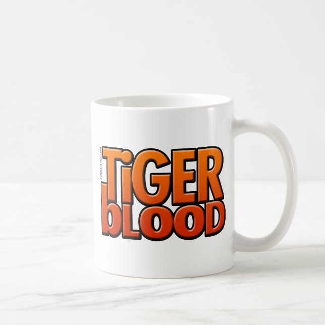 Caneca De Café Compartimento do sangue do tigre (Direita)
