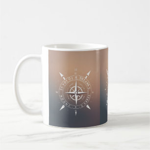 Caneca De Café Compass Design Modren Mug