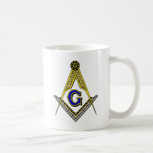 Caneca De Café Compasso e quadrado