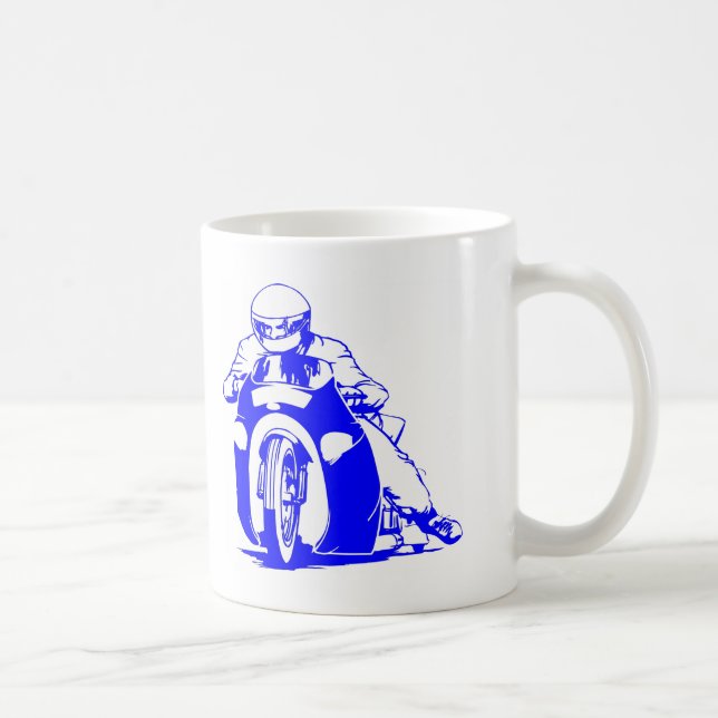 Caneca De Café Competência do arrasto da motocicleta (Direita)