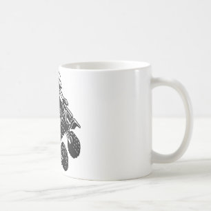 Caneca De Café Competência do quadrilátero de 4 rodas