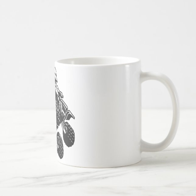 Caneca De Café Competência do quadrilátero de 4 rodas (Direita)