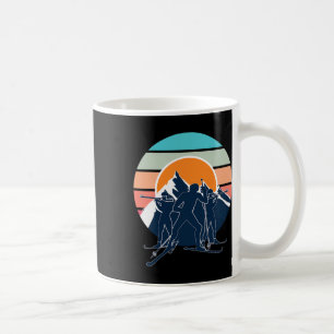 Caneca De Café Competição De Esqui-Alvo Para Atirar Em Biatlo