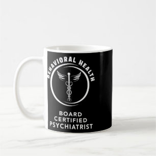 Caneca De Café Comportamento e Saúde Mental Psicólogo Certificado