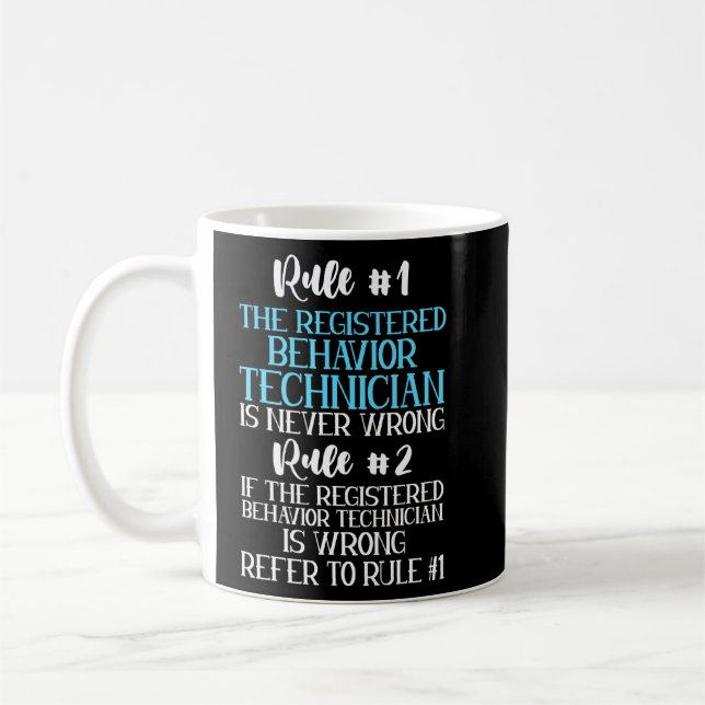 Caneca De Café Comportamento Técnico Comportamental RBT 5 (Esquerda)