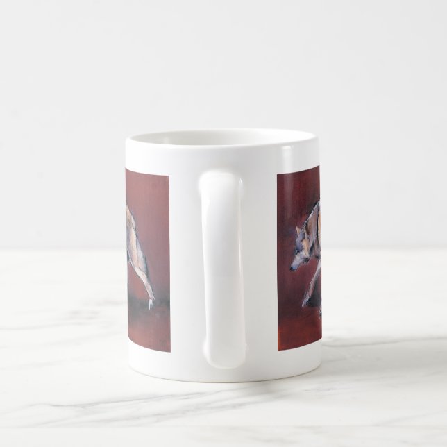 Caneca De Café Composição 2001 do lobo (Alça)