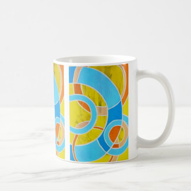 Caneca De Café Composição 23 de Michael Moffa (Direita)