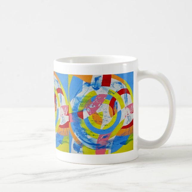 Caneca De Café Composição 2 de Michael Moffa (Direita)