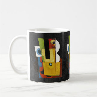 Caneca De Café Composição com guitarra Amadeo de Souza-Cardoso