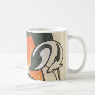 Caneca De Café Composição com Two Deer de Franz Marc