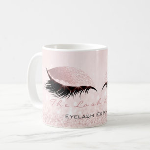 Caneca De Café Composição do rosa Pastel do estúdio da extens