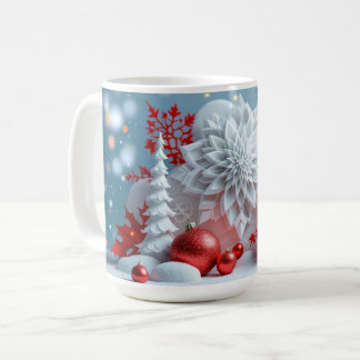 Caneca De Café Composição Flor de Inverno