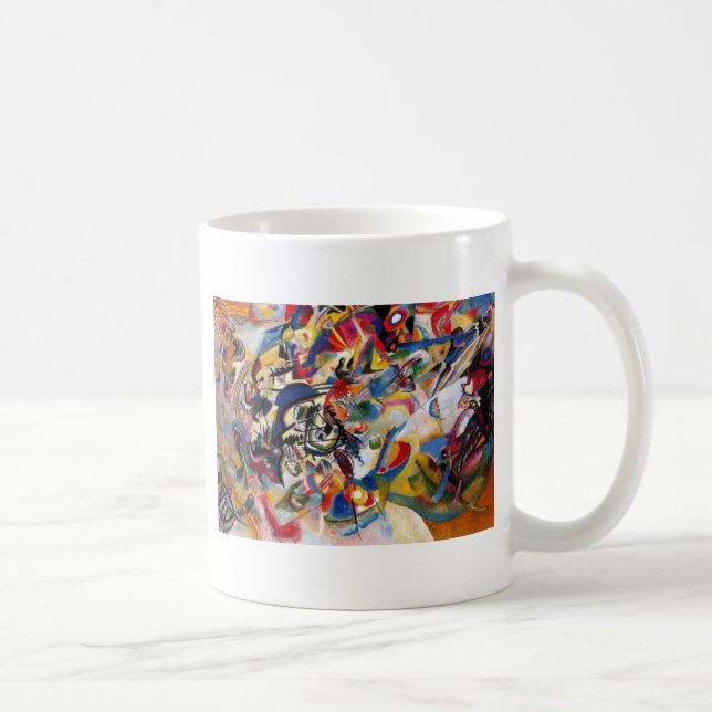 Caneca De Café Composição VII de Kandinsky (Direita)