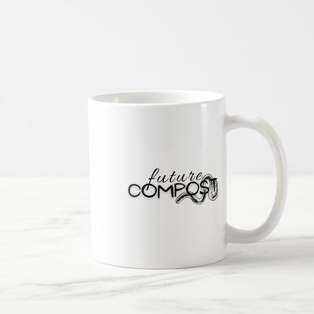 Caneca De Café Composto Futuro Com Vidro (escuro) (Direita)
