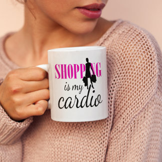 Caneca De Café Comprar é o meu Impressão gráfico de cardio (v1)
