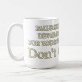 Caneca De Café Comprar Trabalho de arte de "Experiências de falha