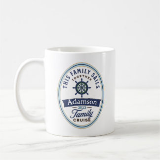 Caneca De Café Comprimido de Cruise da Família Personalizável