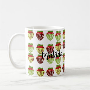 Caneca De Café Compro de Edulcorantes de Morango de Chocolate