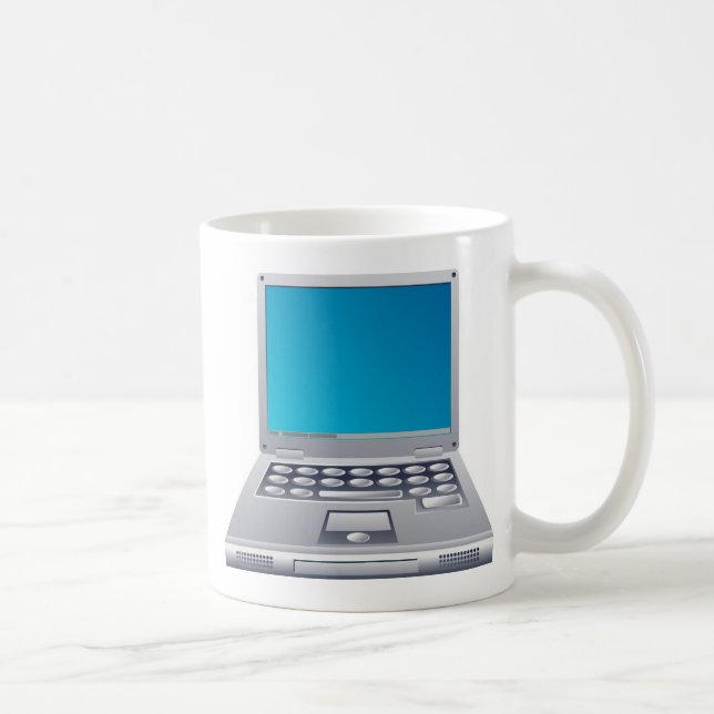 Caneca De Café Computador portátil (Direita)