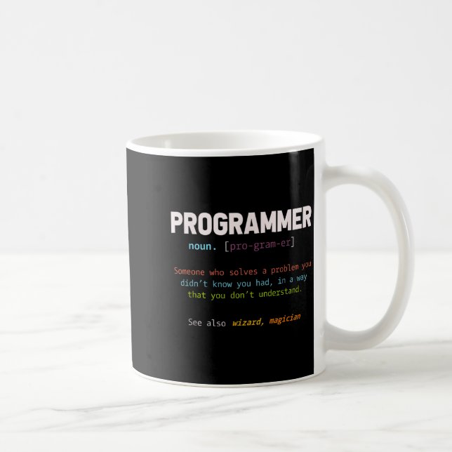 Caneca De Café Computer Geek Nerd Gift Funny Programmer  (Direita)