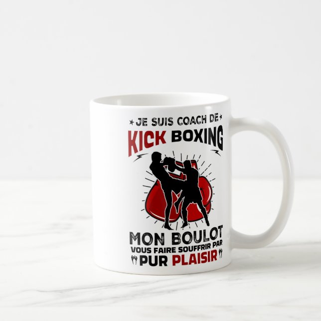 Caneca De Café Comt Boxer Vs Treinador  (Direita)