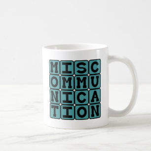 Caneca De Café Comunicação Incorreta, Falha de Comunicação