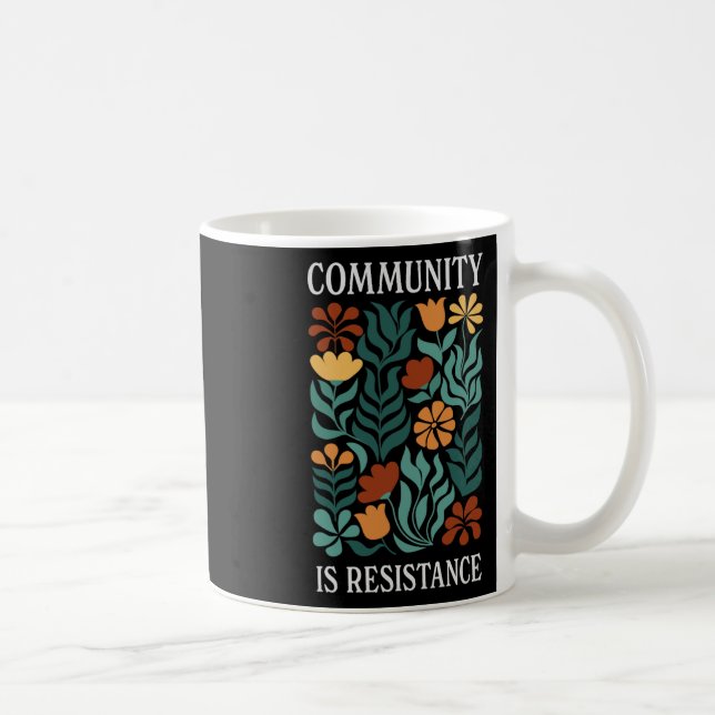 Caneca De Café Comunidade É Resistência  (Direita)